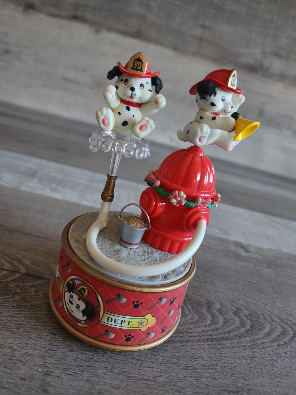 Enesco Dalmatians There’ll Be A Hot Time Fire Department and Chariots Of Fire